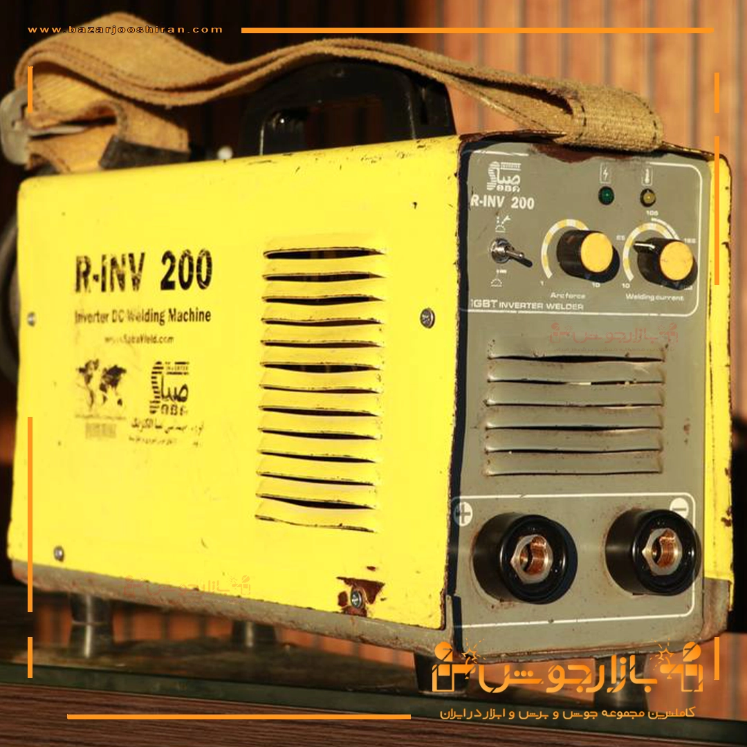 دستگاه جوش اینورتر 200 آمپر صبا الکتریک مدل RINV200 دست دوم دستگاه جوش اینورتر 200 آمپر صبا الکتریک مدل RINV200 دست دوم